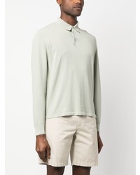 Eleventy Long Sleeve Polo Shirt
