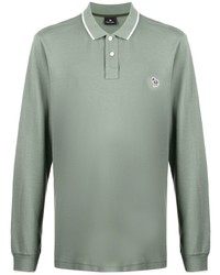 PS Paul Smith Patch Long Sleeve Polo Shirt