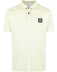 Stone Island Compass Logo Short Sleeved Polo Shirt