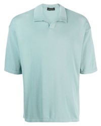 Roberto Collina Drop Shoulder Cotton Polo Shirt