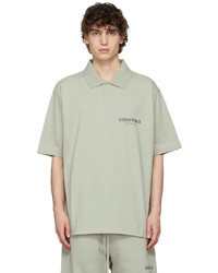 Essentials Green Jersey Polo