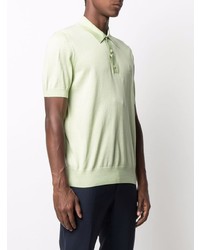 Billionaire Logo Embroidered Cotton Polo Shirt