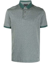 Emporio Armani Logo Embroidered Polo Shirt