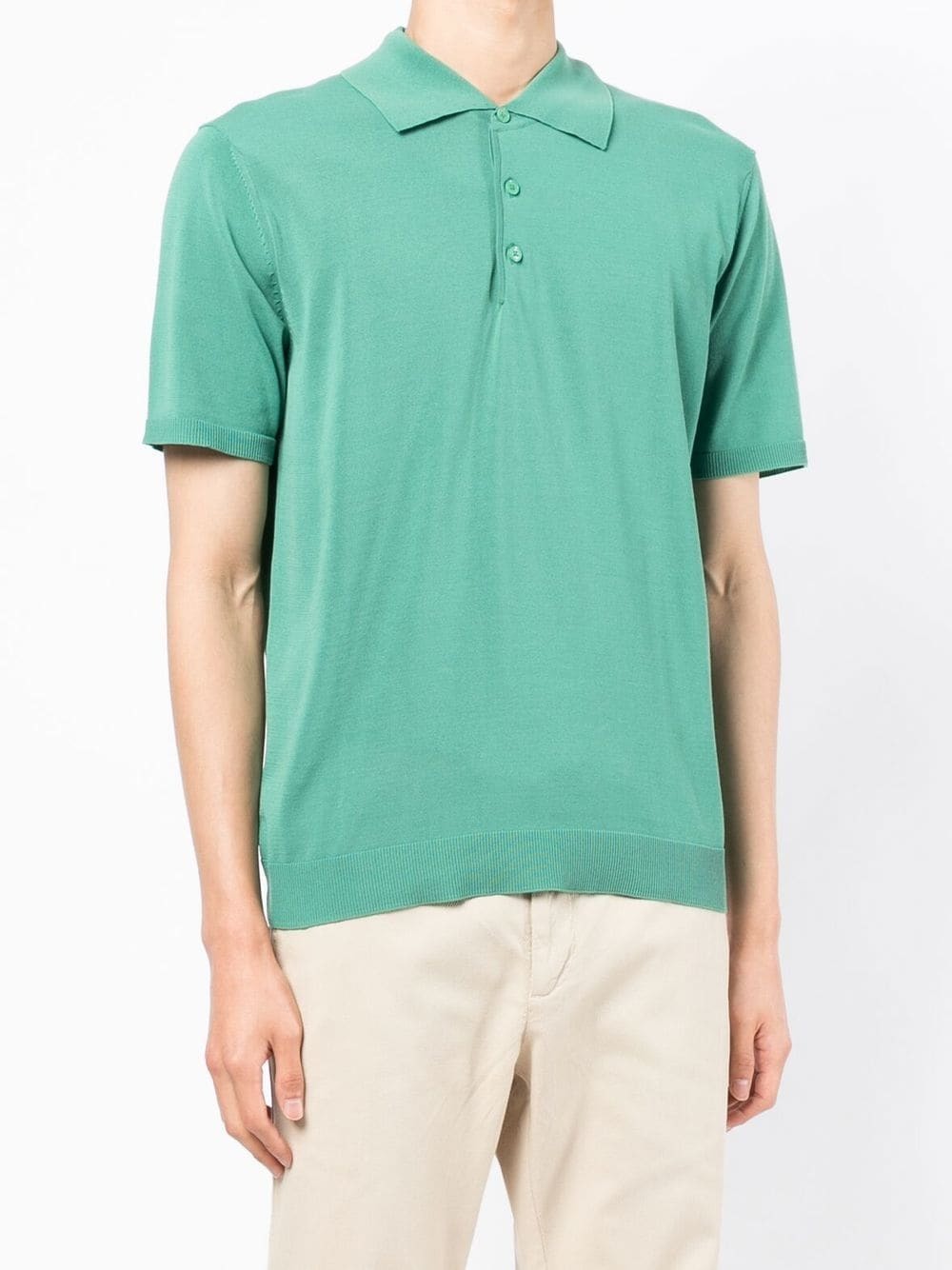 Man On The Boon. Short Sleeve Polo Shirt, $116 | farfetch.com | Lookastic