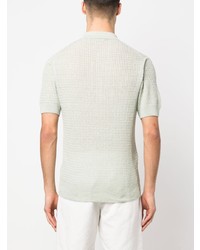 Tagliatore Textured Knit Polo Shirt