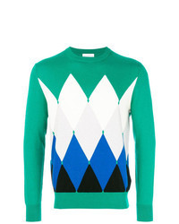 Mint Print Crew-neck Sweater Outfits For Men (6 ideas & outfits ...
