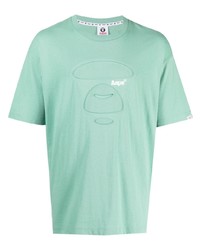 AAPE BY A BATHING APE Aape By A Bathing Ape Logo Print Detail Embossed T Shirt