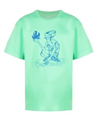 PACCBET Alien Print Cotton T Shirt