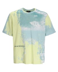 Emporio Armani All Over City Print T Shirt