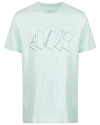 Armani Exchange Ax Logo Print Cotton T Shirt