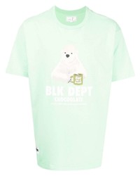 Chocoolate Bear Print Short Sleeve T Shirt