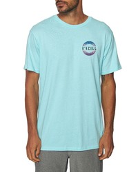 O'Neill Brackets Logo Graphic Tee In Turquoise At Nordstrom