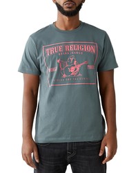 True Religion Brand Jeans Buddha Graphic Tee In Balsam Green At Nordstrom