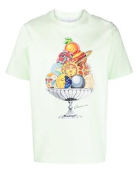 Casablanca Celestial Pyramid Organic Cotton T Shirt