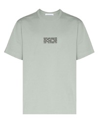 Helmut Lang Distort Logo Print T Shirt