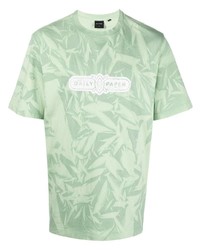 Daily Paper Ef Logo Print Crease T Shirt