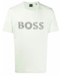 BOSS Fine Line Logo Print T Shirt