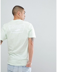 Vans Full Patch T Shirt With Back Print In Green Va3h5kpe6
