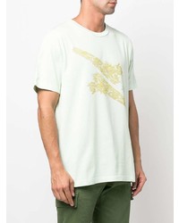 Stone Island Shadow Project Graphic Print Cotton T Shirt