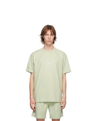Sporty and Rich Green And White Srhwc T Shirt