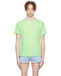 ERL Green Cotton T Shirt