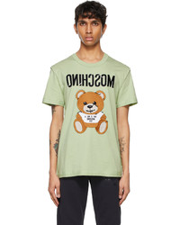 Moschino Green Inside Out Teddy Bear T Shirt