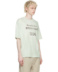 Acne Studios Green Stamp T Shirt