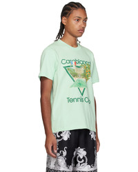 Casablanca Green Tennis Club Icon T Shirt