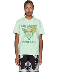Casablanca Green Tennis Club Icon T Shirt