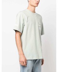 Helmut Lang Grey Logo Print T Shirt
