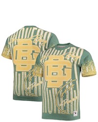 Mitchell & Ness Heathered Green Green Bay Packers Jumbotron Big Tall T Shirt