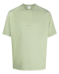 Paul Smith Logo Print Cotton T Shirt