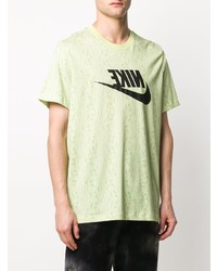 Nike Logo Print Crew Neck T Shirt