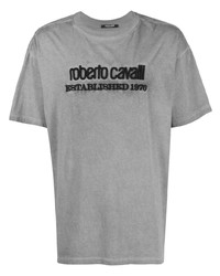 Roberto Cavalli Logo Print Short Sleeved T Shirt