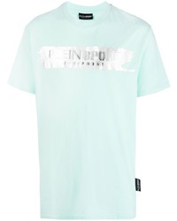 Plein Sport Logo Print Short Sleeved T Shirt