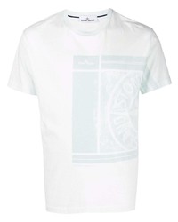 Stone Island Logo Print T Shirt