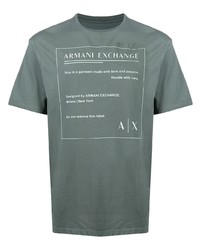 Armani Exchange Logo Print T Shirt