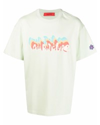 ACUPUNCTURE 1993 Logo Print T Shirt