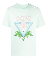 Casablanca Memphis Icon Organic Cotton T Shirt