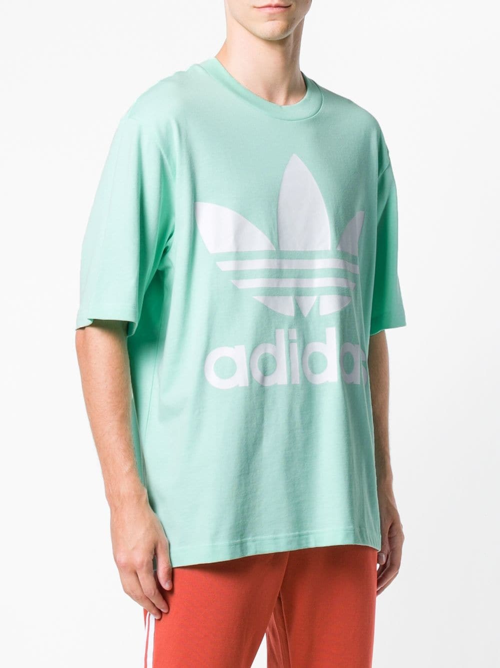 adidas Oversized Logo T Shirt, $49 | farfetch.com | Lookastic