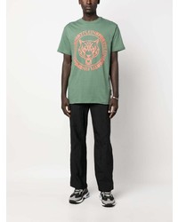 Plein Sport Ss Tiger Cotton T Shirt