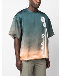 Jil Sander Sunrise Motif T Shirt