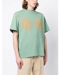 Jacquemus Swirl Logo Print T Shirt