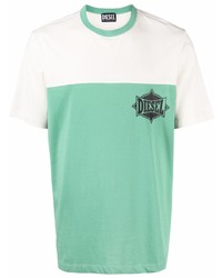Diesel Two Tone Cotton T Shirt