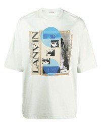 Lanvin White Graphic Print Short Sleeve T Shirt