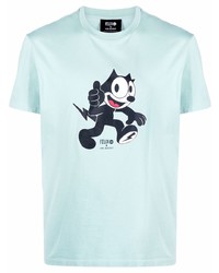 Neil Barrett X Felix The Cat Graphic Print T Shirt