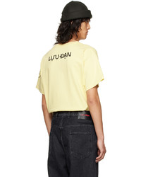 LU'U DAN Yellow Serpent Emblem Oversized Concert T Shirt