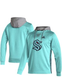adidas Light Blue Seattle Kraken Skate Lace Roready Pullover Hoodie At Nordstrom