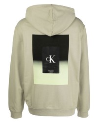Calvin Klein Jeans Ombre Logo Print Hoodie