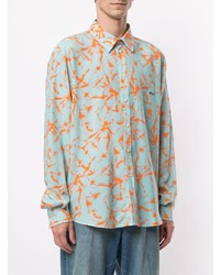 MSGM Tie Dye Print Shirt